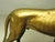 Goldenrod Vintage Gilt Metal Doberman Figurine For Sale - Image 8 of 16