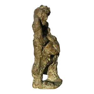Mid 20th Century Leonard Schwartz Bronze Abstract Figurative Sculpture