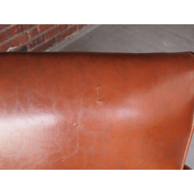 Brown Mid 20th Century Lounge Armchair Attributed to Russel Wright for Thonet For Sale - Image 8 of 13