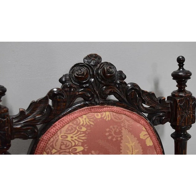 Wood Low Napoleon III Chair For Sale - Image 7 of 17