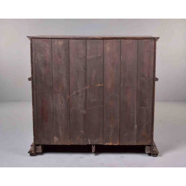 19th Century French Oak Two-Part Cabinet in the Louis XIII Style For Sale - Image 10 of 12