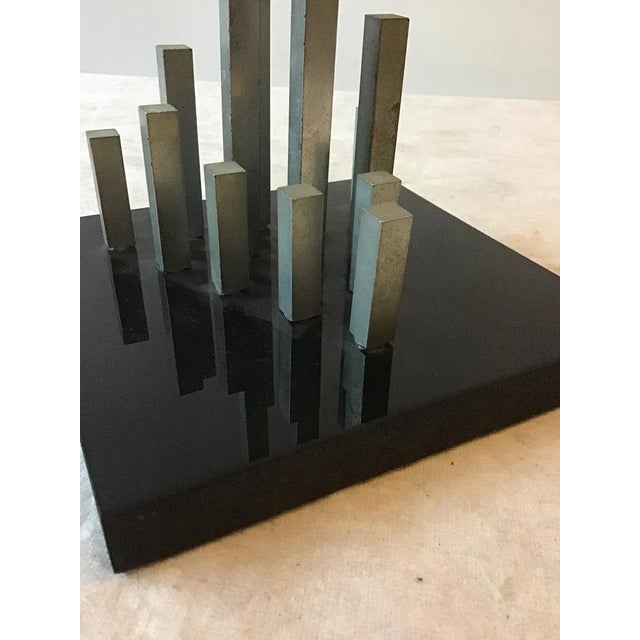 Black 1960s Skyline Sculpture For Sale - Image 8 of 12