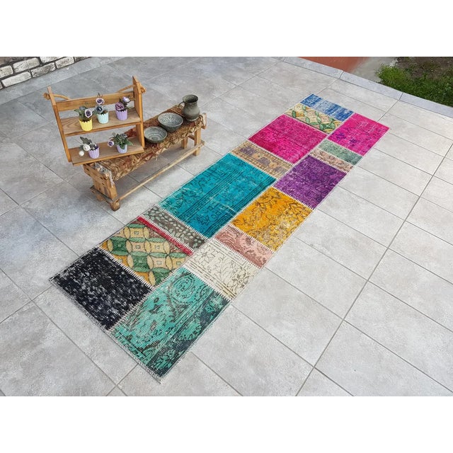 Vintage Turkish Ethnic Runner For Sale - Image 4 of 10