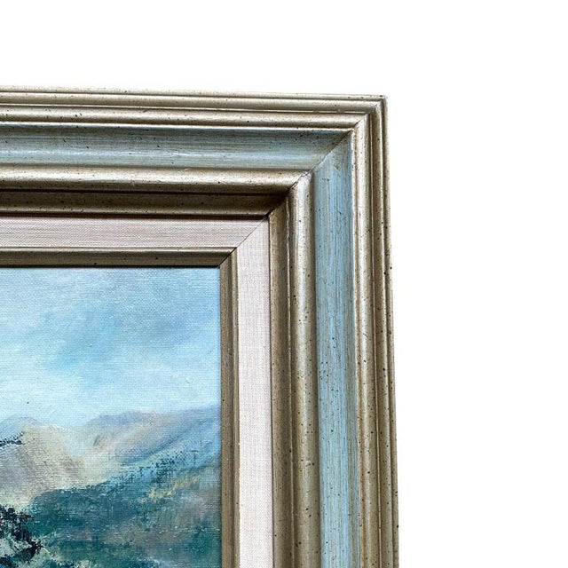 1980s Framed Landscape Oil on Canvas Painting Titled "Ouray" - Shirley Petersen 1981 For Sale - Image 5 of 11