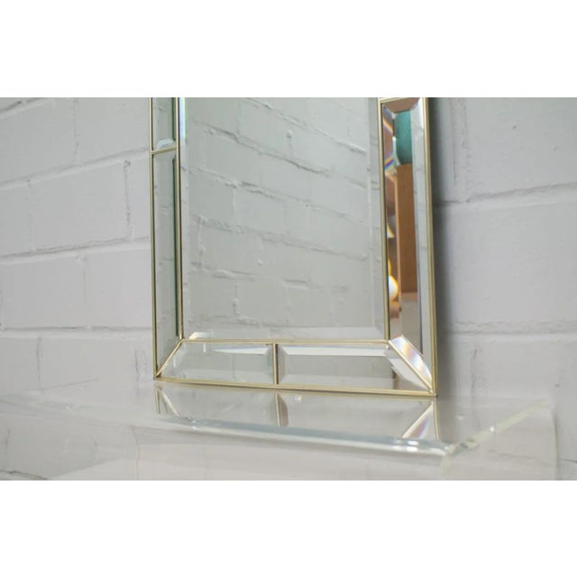 Vintage Glass Mirror, 1970s For Sale - Image 4 of 7