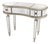 Constance Mirrored Vanity Table, Silver For Sale