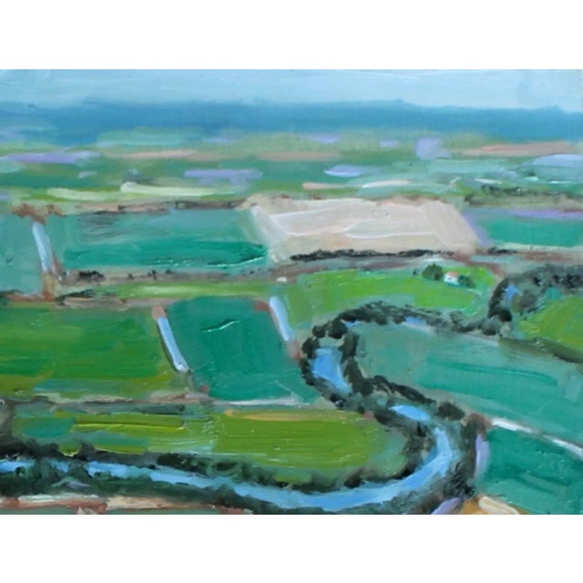 Aerial View Farmland, Oil Painting For Sale - Image 4 of 8