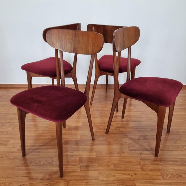 1960s Mid-Century Italian Dining Chairs, 1960s, Set of 6 For Sale - Image 5 of 14