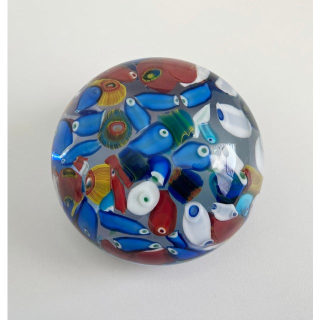 1960s Large Vintage Murano Scramble Paper Weight For Sale - Image 5 of 7