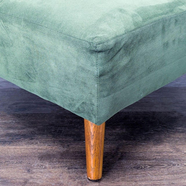 West Elm Tufted Square Ottoman For Sale In San Francisco - Image 6 of 6