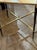 Early 21st Century Pair of French Directoire’ Style Steel and Onyx Side Tables For Sale - Image 5 of 7