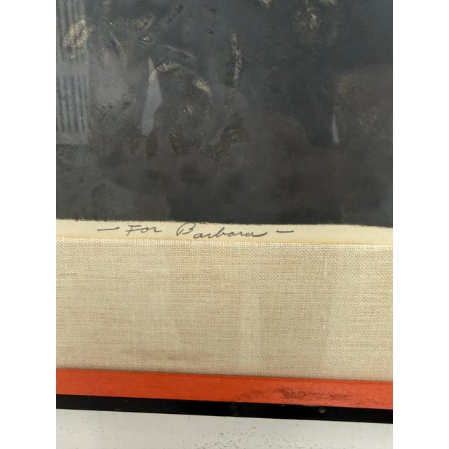Gerson Leiber "Cat" Framed Lithograph, Signed For Sale - Image 10 of 12