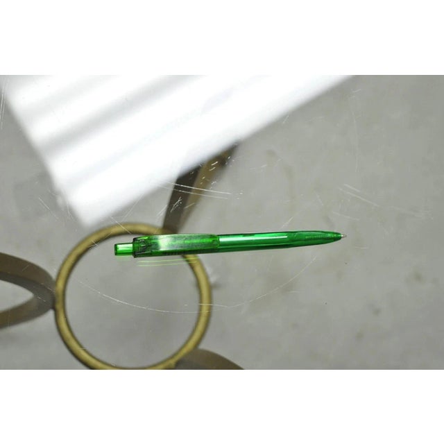 Gold Late 20th Century Italian Neoclassical Style Gold Hoof Foot Round Occasional Side Table For Sale - Image 8 of 12