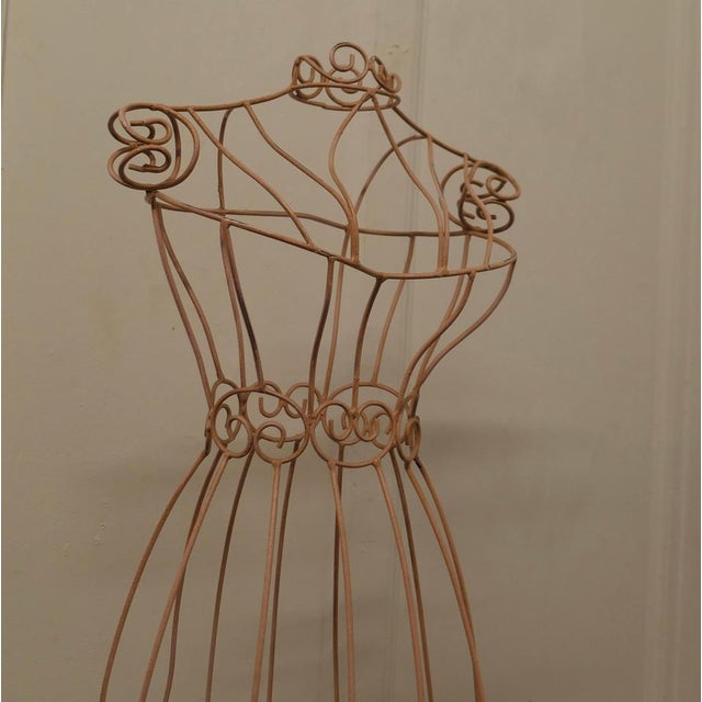 Art Deco Wire Work Shop Display Mannequin, 1940s For Sale - Image 4 of 11