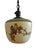 American Vintage Bird and Botanicals Hand Painted Pendant Pendant Light For Sale - Image 3 of 7
