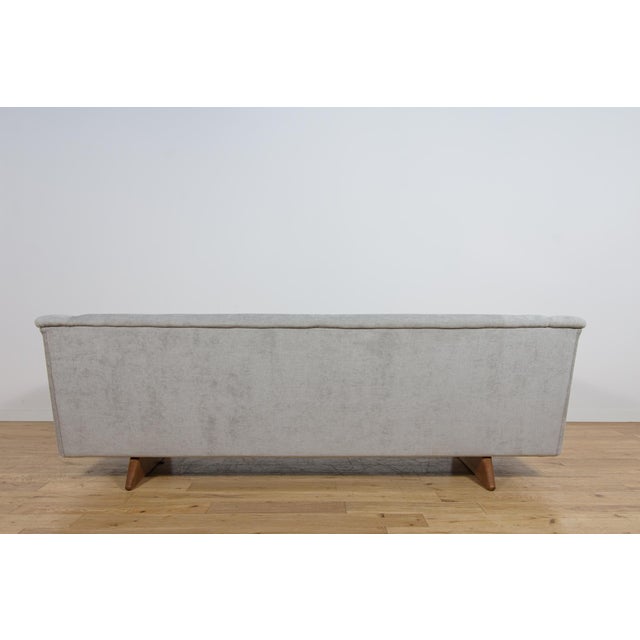 Wood Mid-Century Modern Three-Seater Model 4853 Sofa by Børge Mogensen for Tage Kristensen, 1950s For Sale - Image 7 of 13
