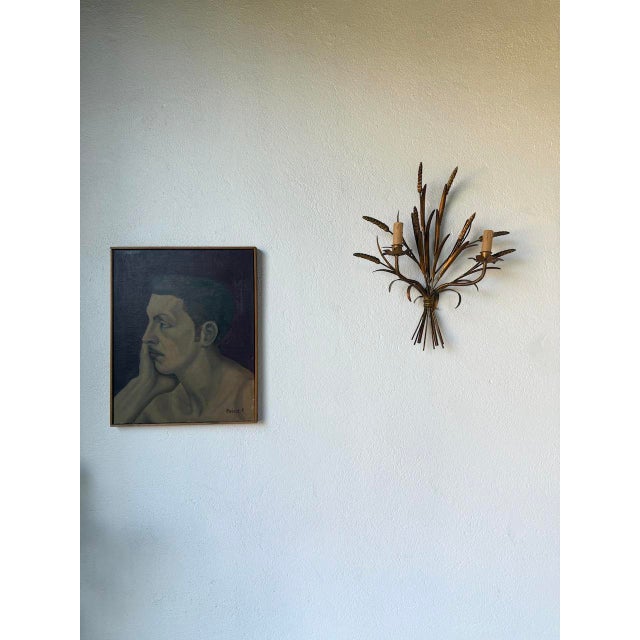 Wall Light in Gilt Brass, 1970s For Sale - Image 9 of 18