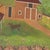 Folk Art 'Rural Landscape With Horse and Buggy, 1916', American School, Antique Americana, Folk Art, Naive, Oil For Sale - Image 3 of 12