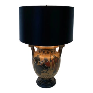 Classical Style Greek Vase Lamp For Sale