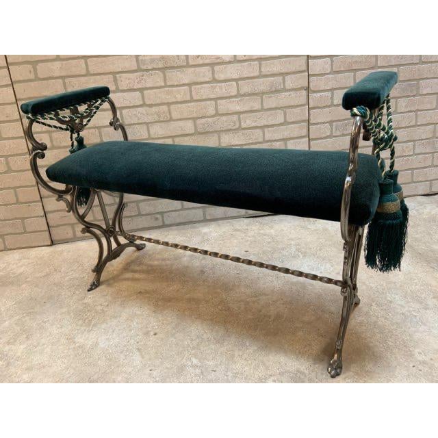 Antique Art Deco Vanity Bench Newly Upholstered Chairish