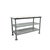 Vintage Industrial Metal Work Table – Three-Tier Steel Shelving Unit This authentic vintage industrial work table is a...