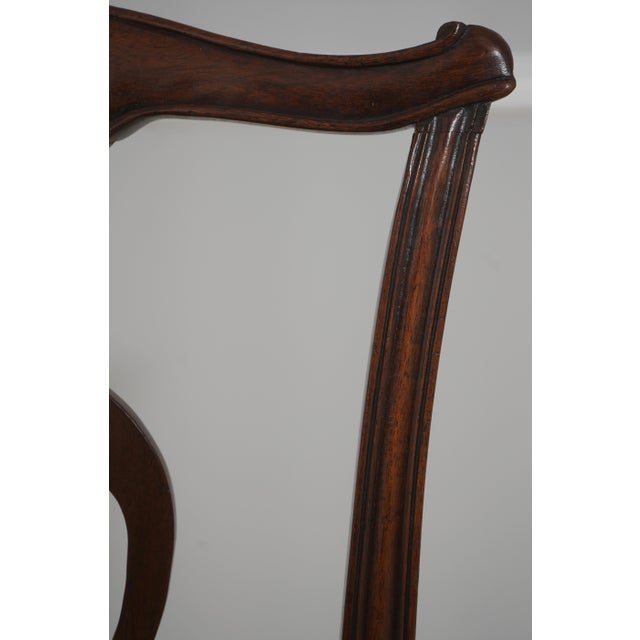 Set of 8 Baker Vintage Mahogany Dining Room Chairs For Sale - Image 16 of 18