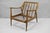 Vintage Mid Century Modern Danish Style Sculptural Walnut Lounge Arm Chair For Sale - Image 17 of 17