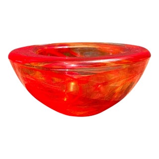 Vintage Kosta Boda Glass “Atoll” Bowl For Sale