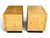 Circa 1970s Burl Wood Nightstands After Milo Baughman – A Pair For Sale - Image 11 of 12