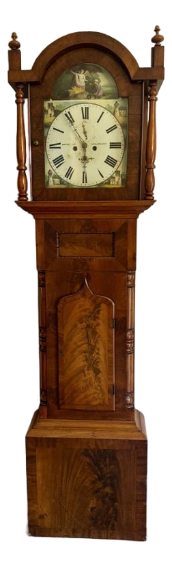 Antique Mahogany Arch Dial Longcase Clock, 1820