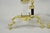 Vintage Brass Urn & Marble Federal Style Branch Leg Fireplace Andirons - A Pair For Sale In Philadelphia - Image 6 of 11