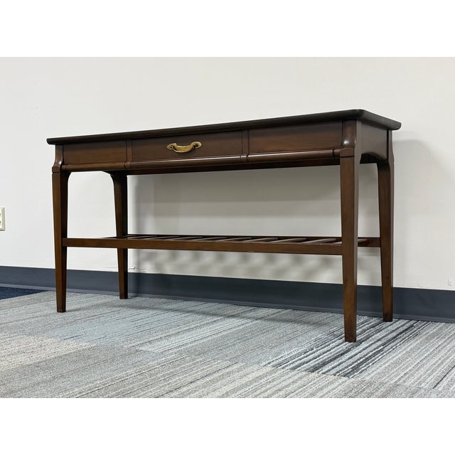 Mid-Century Modern Mid-Century Modern Sofa / Console Table ~ Great as Tv Stand For Sale - Image 3 of 8