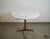 Metal Mid-Century Modern Style Custom Faux Marble Dining Table For Sale - Image 7 of 12