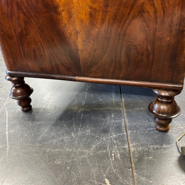 Antique Charles X Sideboard in Veneered Walnut, 1800s For Sale - Image 17 of 18