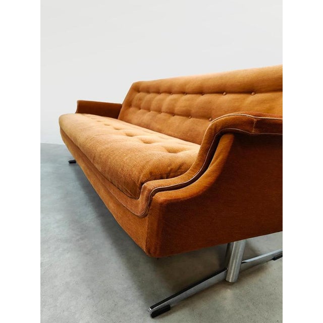 Mid-Century Madmen Style Swivel Armchairs & Sofa, 1970s For Sale - Image 10 of 11