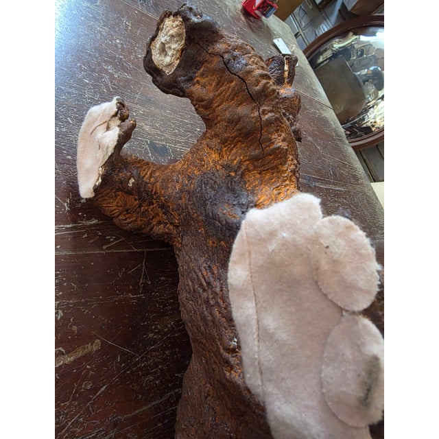 Metal Cast Iron Bear With Rusty Finish For Sale - Image 7 of 13