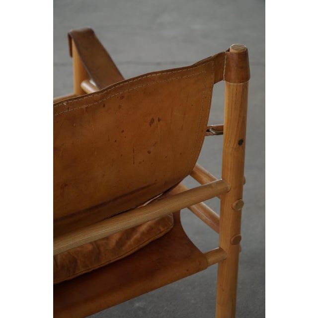 Sirocco Lounge Chairs in Leather & Ash by Arne Norell for Aneby Mobler, 1960s, Set of 2 For Sale - Image 13 of 18