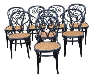 Model No. 4 Café Chairs by Michael Thonet for Gebrüder Thonet, 1880s, Set of 8