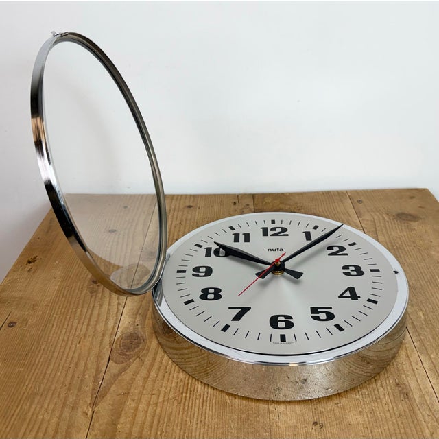 Vintage Electric Wall Clock from Nufa, 1960s For Sale - Image 15 of 18