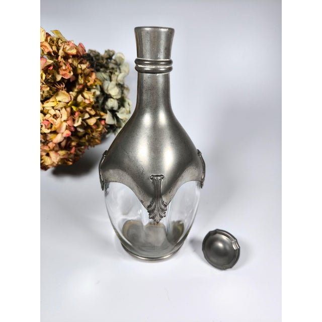 Mid-Century Modern Vintage French Decanter Etains Du Manoir, 1950s For Sale - Image 3 of 6