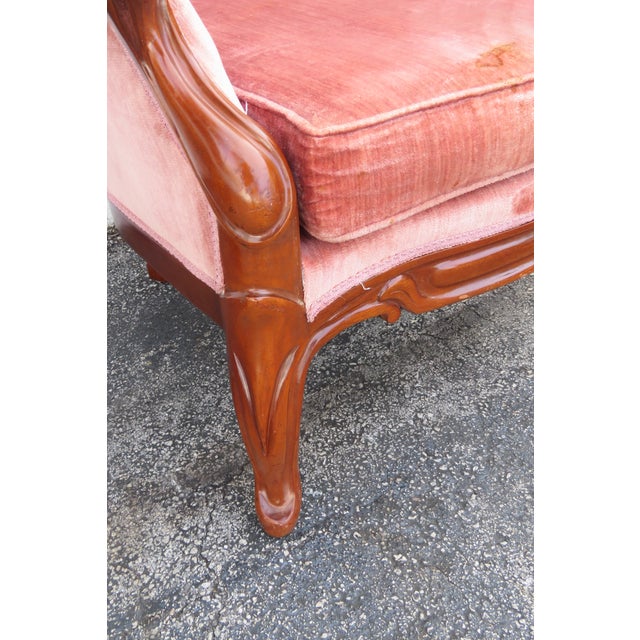 Victorian Kimball Carved Side Accent Chair 6217 For Sale - Image 11 of 15