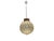 Murano Glass and Brass Caged Pendant Light, Italy, 1960s For Sale - Image 11 of 11