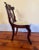 Traditional Mahogany Chairs With Damask Upholstery For Sale - Image 3 of 7