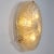 Mid-Century Modern Mid-Century Ice Glass and Brass Ceiling Light from Hillebrand Lighting, 1970s For Sale - Image 3 of 6