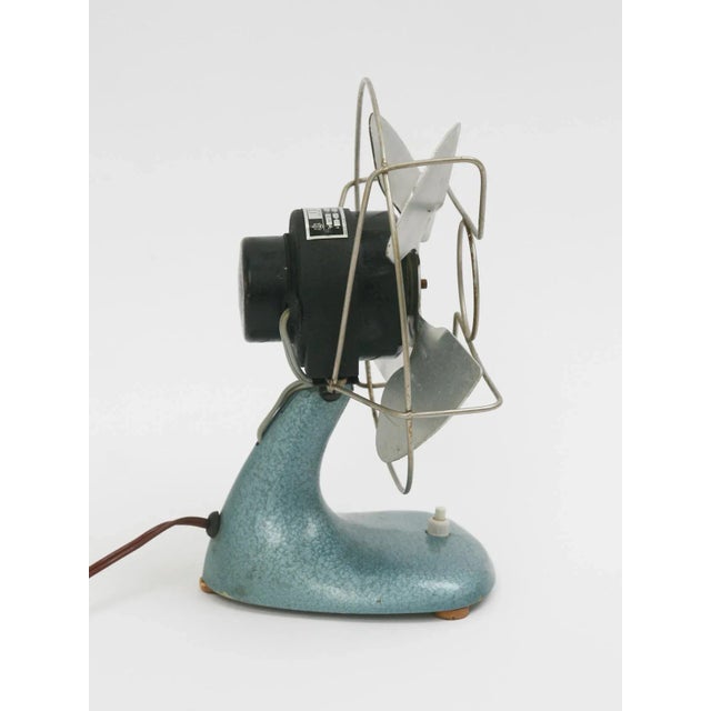 Metal Mid-Century Industrial Table Fan from Iskra For Sale - Image 7 of 13