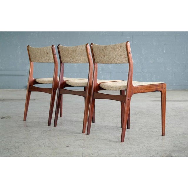 Set of Six Danish Classic MidCentury Dining Chairs in Rosewood by