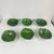Vintage Green Artichoke Leaf Salad Bowls, 1970s, Set of 7 For Sale - Image 11 of 18
