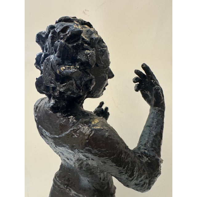 Vintage Woman Sculpture For Sale In Miami - Image 6 of 12