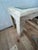 Cream Karl Springer Maitland Smith Style Tessellated and Brass Waterfall Console Table For Sale - Image 8 of 12