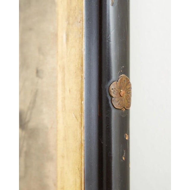 Japanese Edo Six-Panel Haboku Landscapes of Seasons For Sale - Image 11 of 13